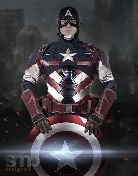 How It Was Made Captain America Armor Variant Smp Designs Captain