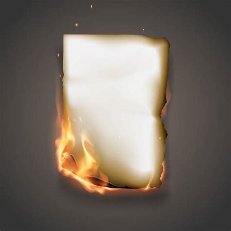 Burning Paper Illustrations Royalty Free Vector Graphics And Clip Art