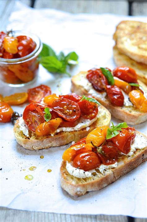 So don't let the hot months languidly pass by without making your own fair share of these 75 tasty. Candied Tomato Bruschetta, Ricotta & Goat's Cheese ...