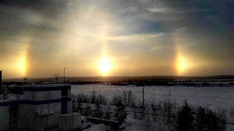 Surreal Sun Dog Phenomenon Lights Up The Sky Of Western Siberia In