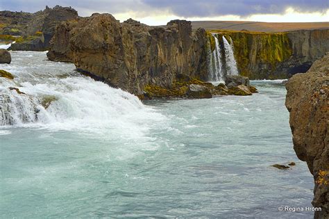 The Picturesque Hrafnabjargafoss Waterfall In Skjálfandaf