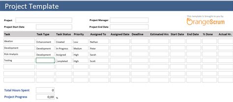 Excel Timesheet Template With Tasks