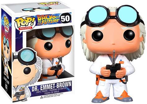 Funko Back To The Future Pop Movies Dr Emmet Brown Vinyl Figure 50 Toywiz