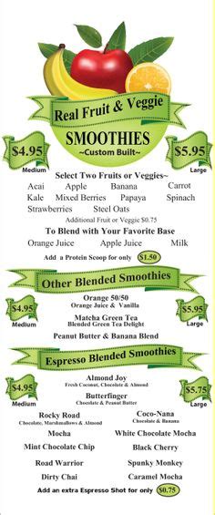 True, you should be able to enjoy whole fruits. Whole Foods Juicing/Smoothie Menu | Juicing | Grub ...