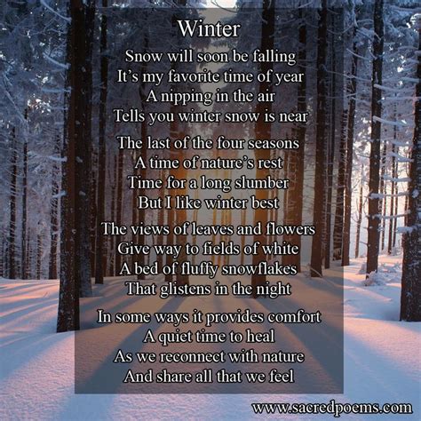 Winter Inspirational Poem By Robert Longlney Winter Poems