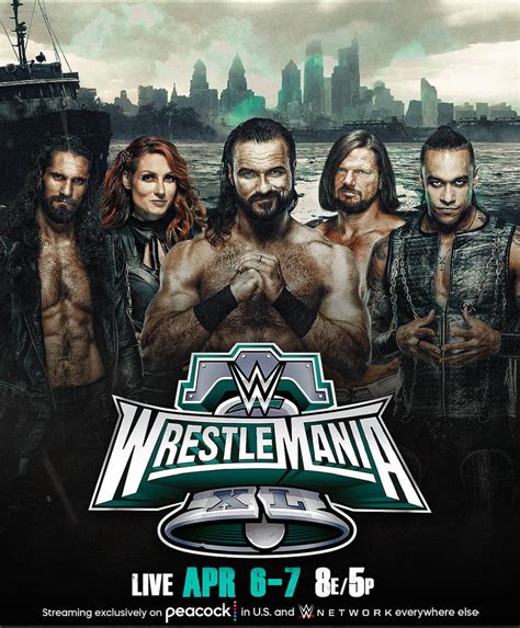 Wwe Wrestlemania 40 Poster By Ozanflair On Deviantart