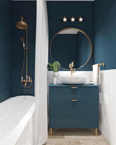 30 Bathroom Paint Ideas Blue