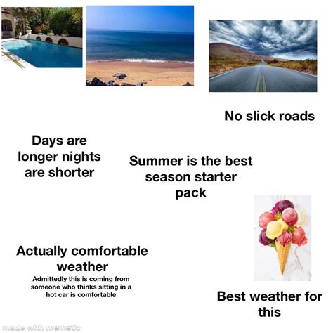 summer is the best season starter pack in response to the post made by u iltifaat yousuf r
