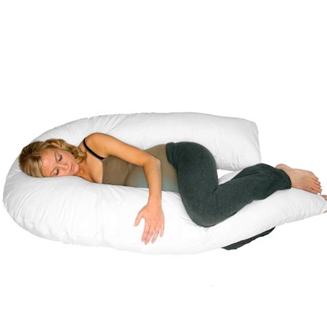 Deluxe Comfort Perfect U Full Body Pillow Inspired U Shaped Design Total