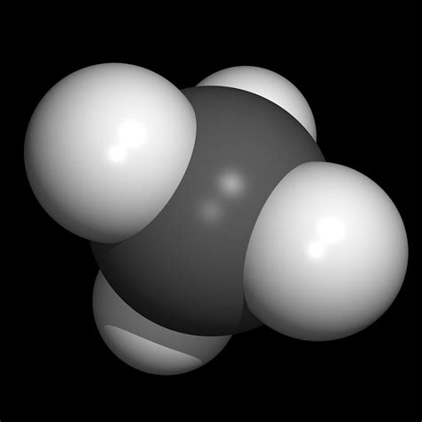 Methane Molecule Photograph By Friedrich Saurer