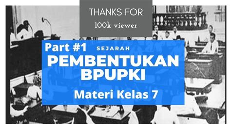 Part 1 Sejarah Perumusan Pancasila Sebagai Dasar Negara Pembentukan