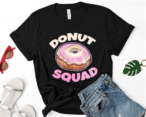 Donut Squad Shirt Donut Birthday Shirt Funny Graphic Tees Etsy