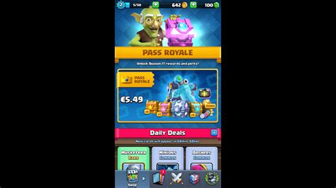 Pass Royale Clash Royale Interface In Game