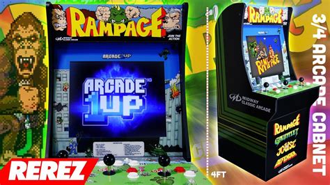 Arcade1up Rampage Arcade Machine 4ft Ubicaciondepersonascdmxgobmx