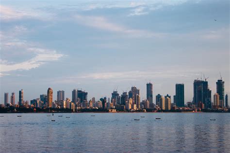 Mumbais Skyline As Seen From Bandra West Rmumbai
