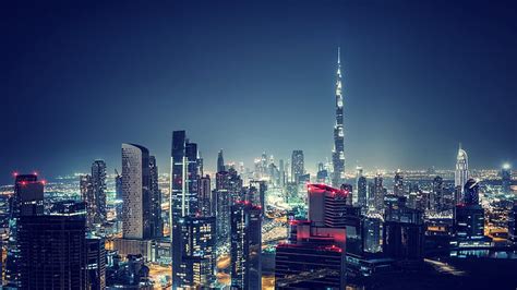 Hd Wallpaper City Building Cityscape Mist Dubai Burj Khalifa