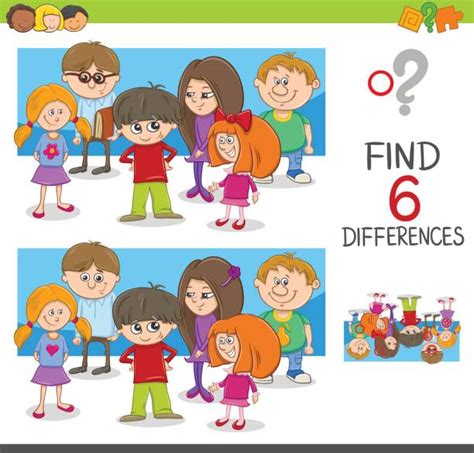 Best Find The Differences Illustrations Royalty Free Vector Graphics