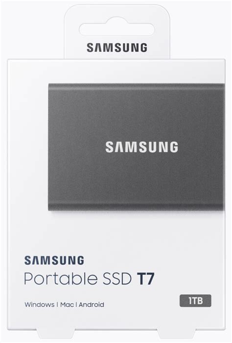 Samsung T TB External USB Gen Portable SSD With Hardware Encryption Titan Gray MU PC T T