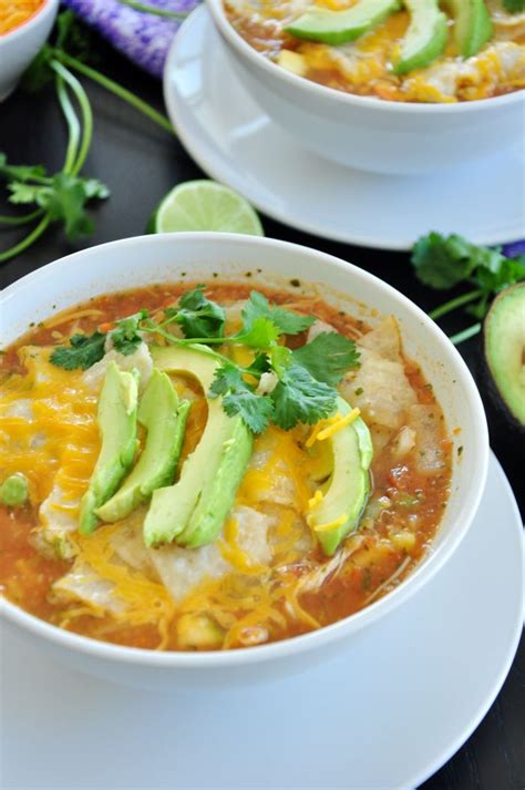 We played around with this recipe using no broth too, we think that just a cup of how to make campbell's tomato soup. Chicken Tortilla Soup | Recipe | Chicken tortilla soup ...