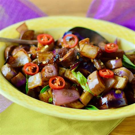 Quick Spicy Thai Style Eggplant Lindysez Recipes
