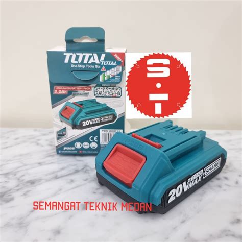 Jual TFBLI20011 BATERAI LITHIUM CORDLESS BATTERY 20V 2AH 2 AH TOTAL