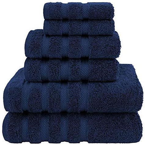 American Soft Linen100 Turkish Cotton Luxury 6 Piece Bath Towel Set