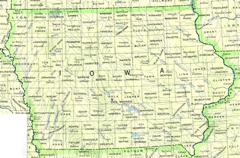 Download Free Maps Of Iowa
