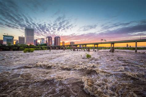 Flood Stage The Incredible James River In Richmond By Scott Adams