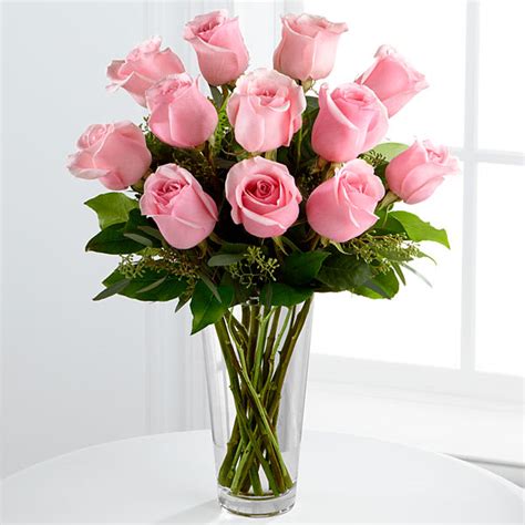 The Ftd Pink Rose Bouquet In Fresno Ca D And L Roses