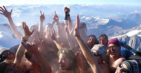Jacuzzi Party On The Summit Of Mount Blanc Imgur