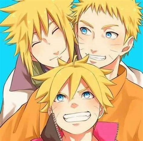 Minato Naruto And Boruto Uzumaki Boruto Naruto Shippuden Anime Anime Naruto