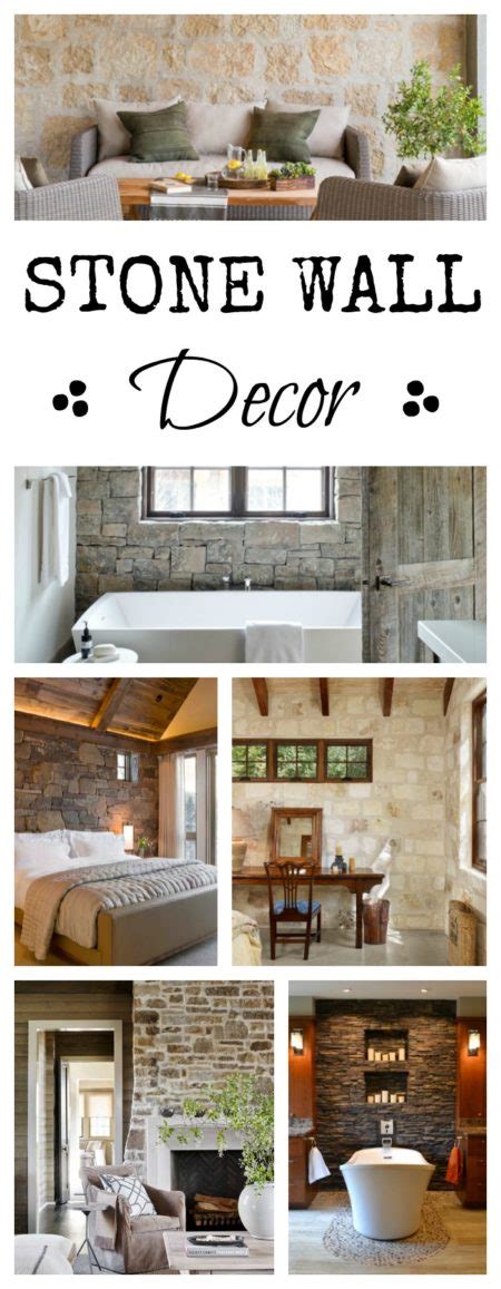 Stone Wall Decor Adding Texture To The Home Town And Country Living