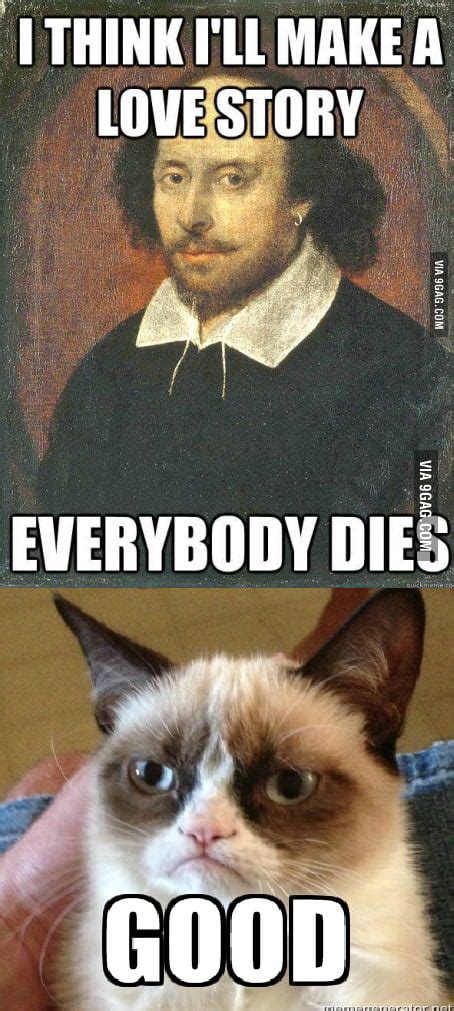 Why Even Grumpy Cat Loves Shakespeare 9gag