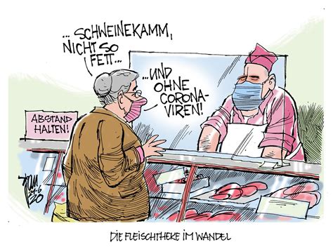 Merkel's comments come after the german daily bild assailed her handling of the outbreak, which it described as the corona chaos. Corona in der Fleischindustrie Archives - Janson-Karikatur