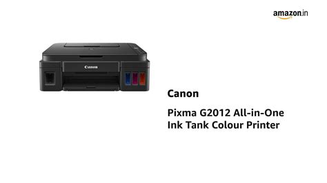 canon pixma g2012 all in one ink tank colour printer black