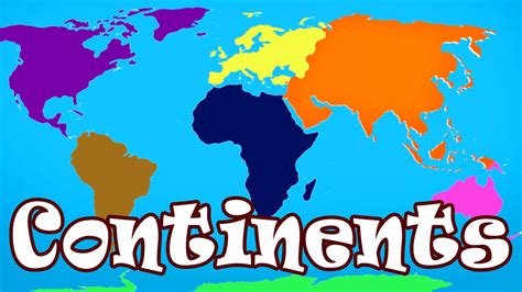 Kid Songs Seven Continents Song For Children The Continents Song
