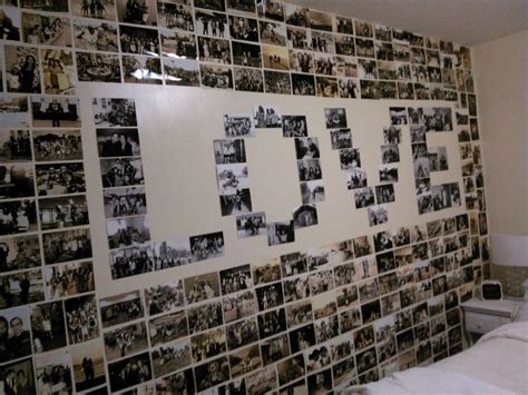 Pinterest collage bedroom wall ideas. #photo #wall #collage black and white #sepia #love #white ...