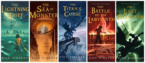Percy Jackson Series 5 Books By Rick Riordan Never Judge Teen Books