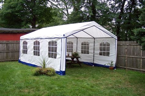 12 X 20 Canopy Tent And 12u0027 X 20u0027 Frame Valance Enclosure Canopy