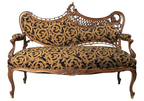 Rococo Revival Carved Fruitwood Settee | Rococo furniture, Victorian furniture, Antique french ...