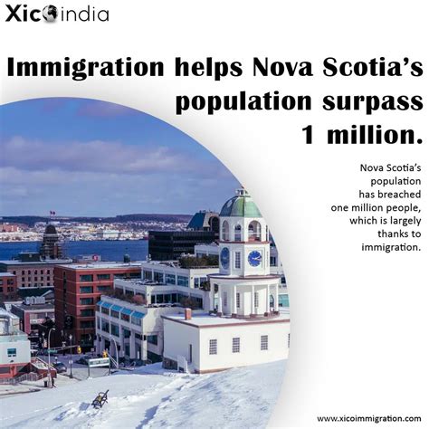 Immigration Helps Nova Scotias Population Surpass 1 Million By Xico
