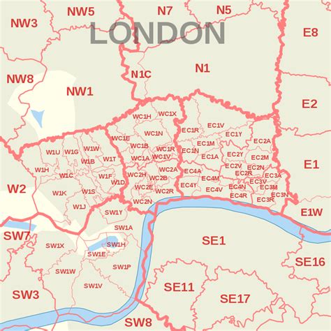 London Zip Code Map