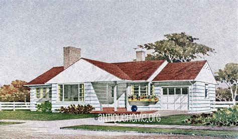 The Woodlawn1950s Ranch Style Homekit House Liberty Ho Flickr