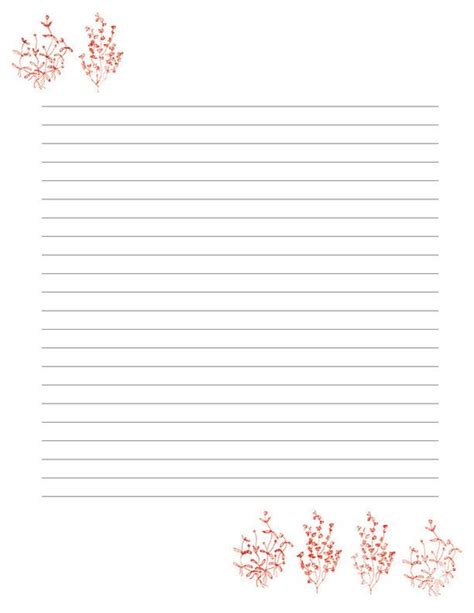 Printable Writing Paper A4 85x11 Linedunlined Digital Etsy