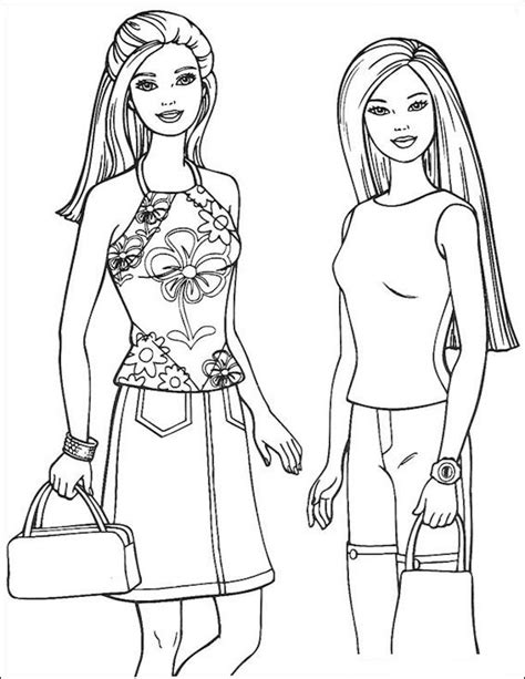Barbie And Teresa Coloring Pages Pinterest Adult Coloring