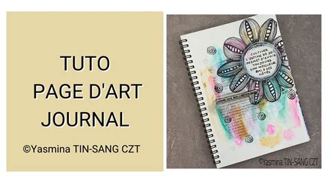 Tuto Art Journal Facile Collage Et Peintures Acryliques Youtube