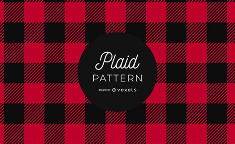 buffalo plaid pattern graphic design vector