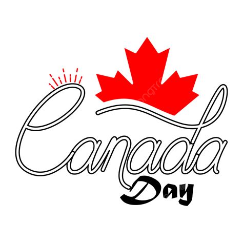Happy Canada Day Typography Canada Day Typography Typography Design Png And Vector With