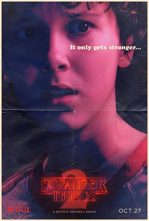 Stranger Things 2 Poster Eleven Stranger Things Photo 40663509