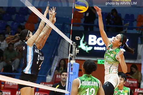 Uaap Womens Volleyball La Salle Overpowers Adamson For Share Of 2nd
